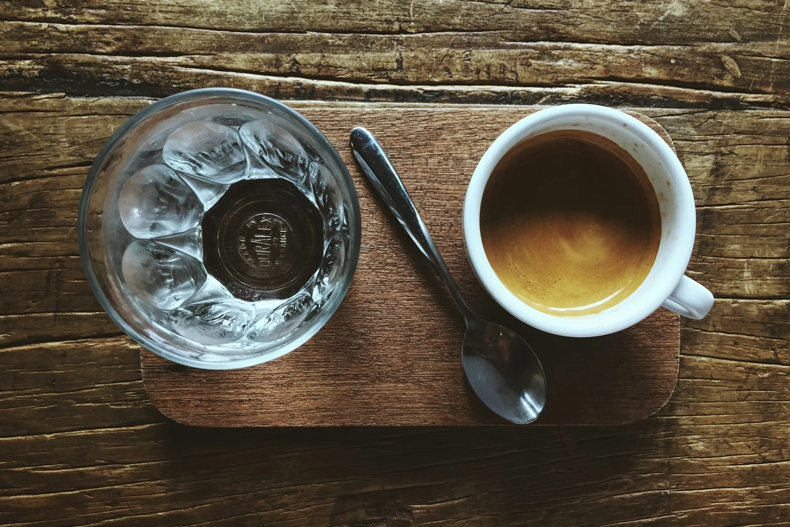 Coffee served in a Bangkok café