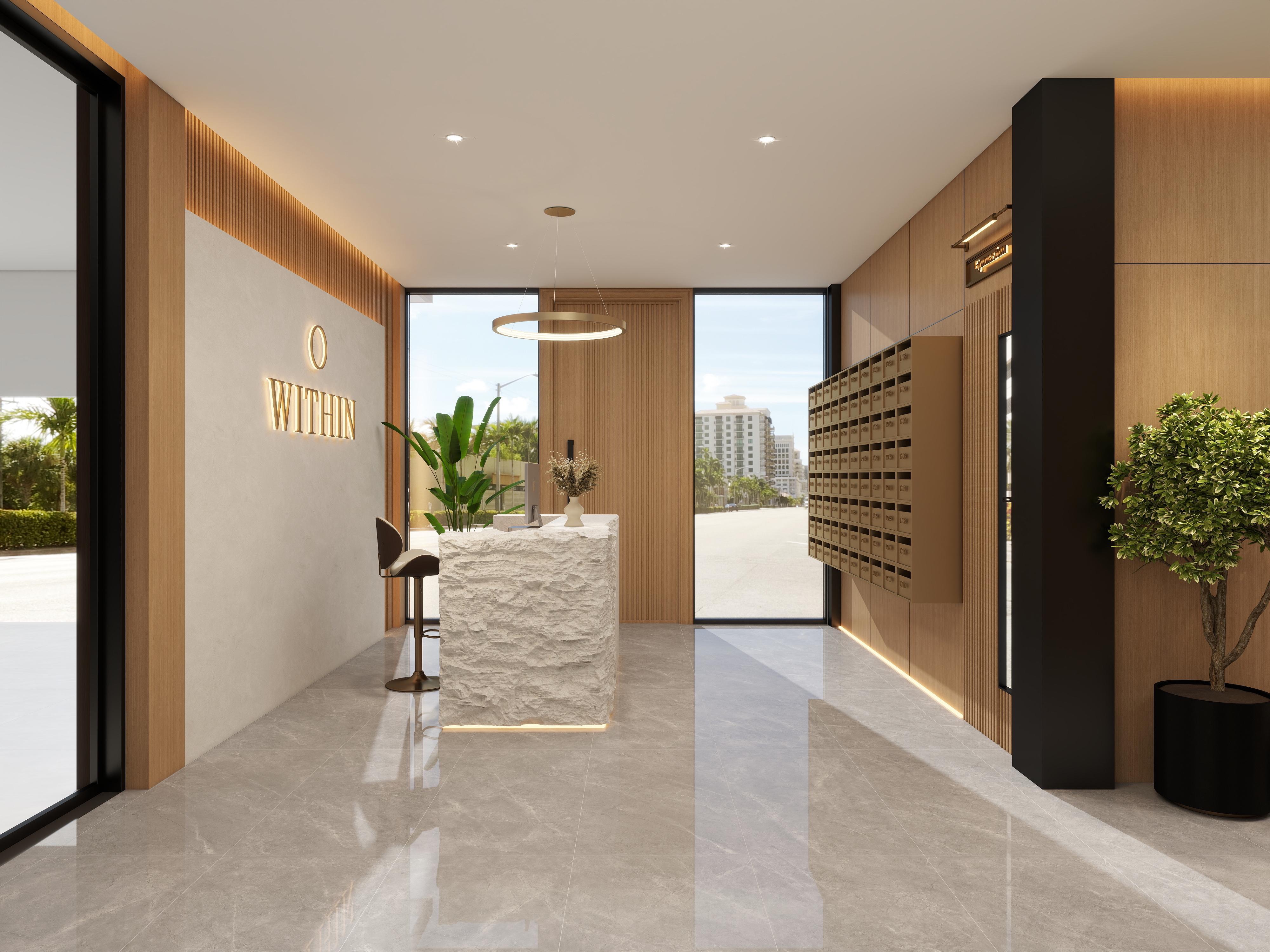 Arrival into the WITHIN lobby from the latest design deck