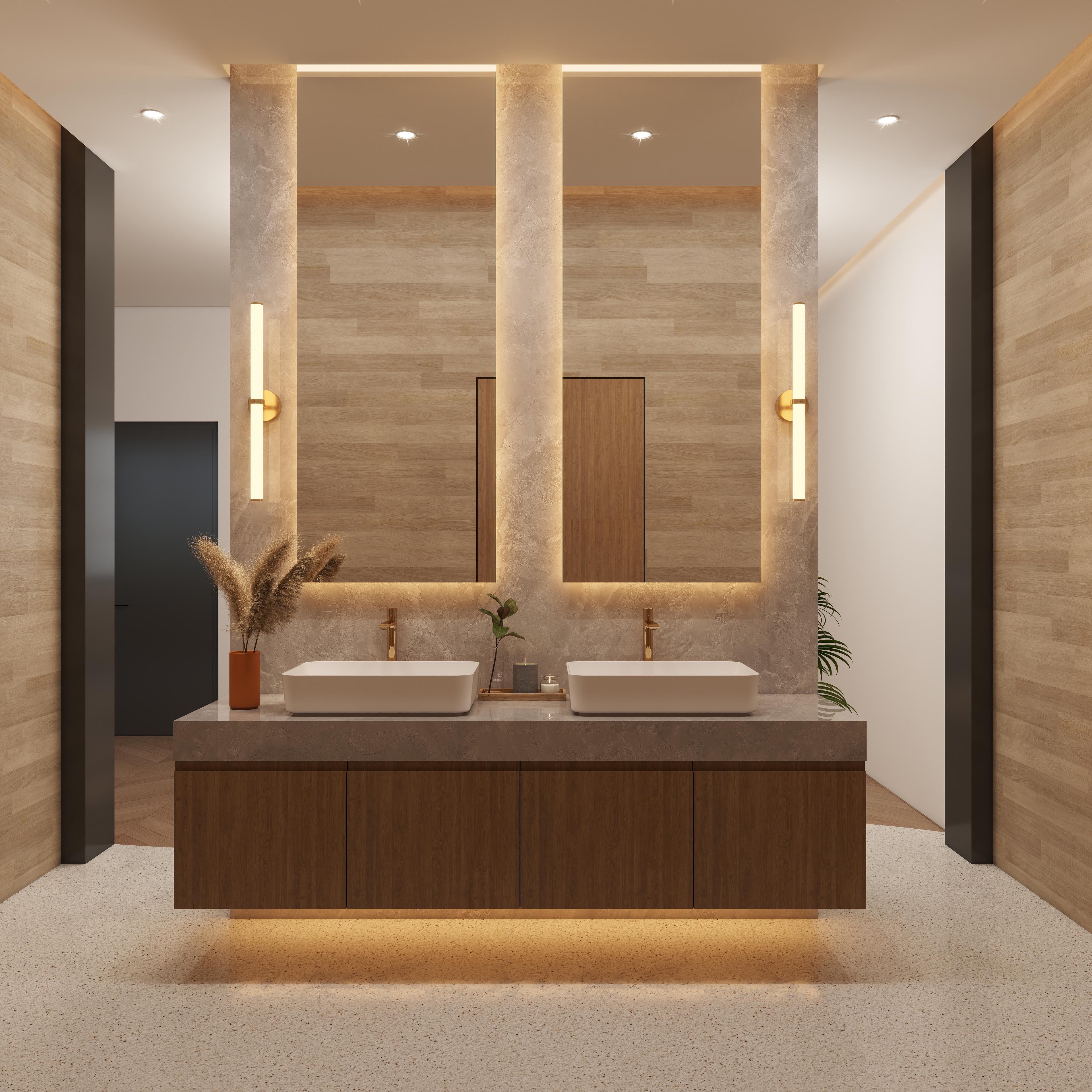 Rooftop bathroom entrance at WITHIN