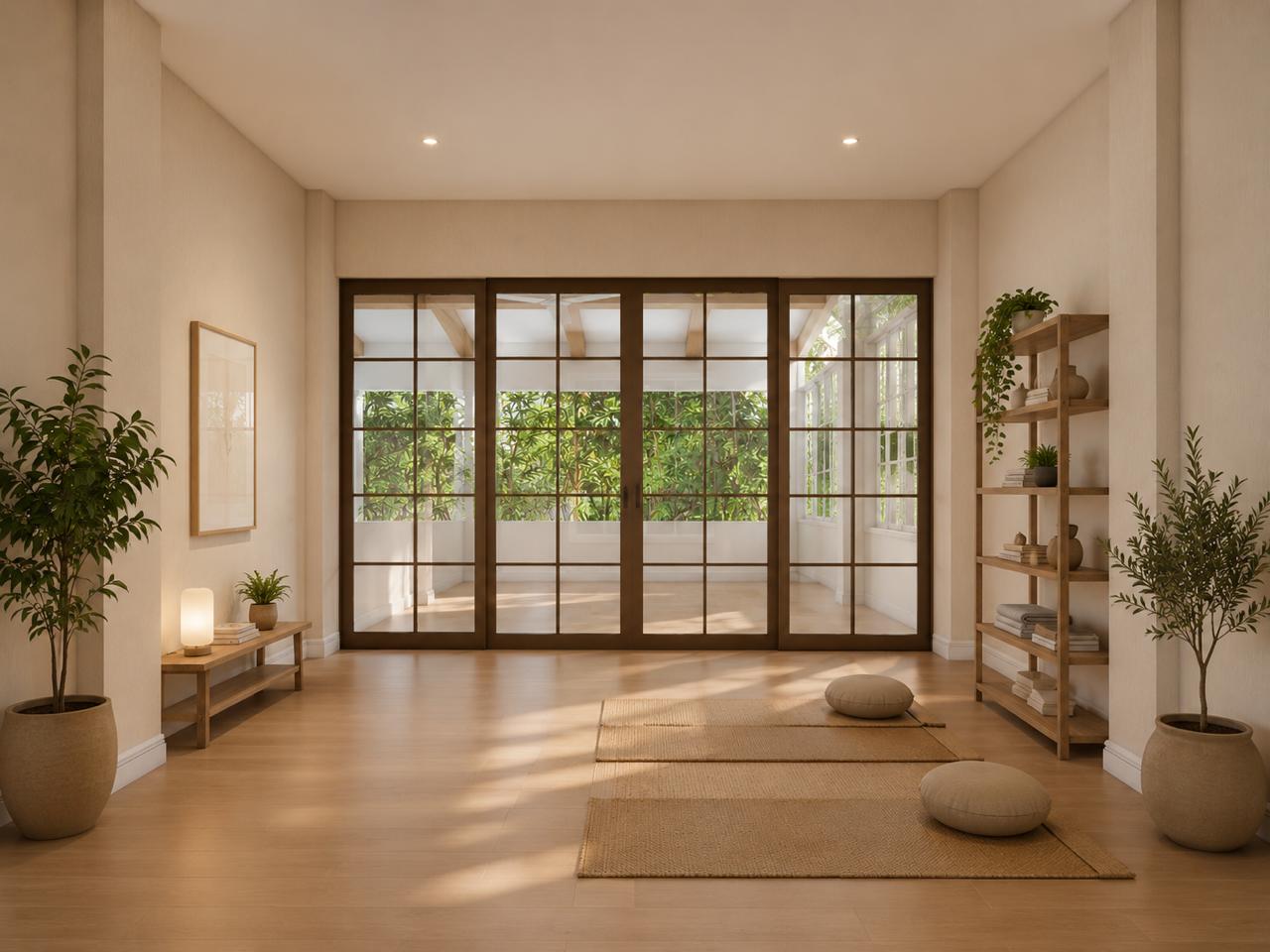Enclosed rooftop room at WITHIN