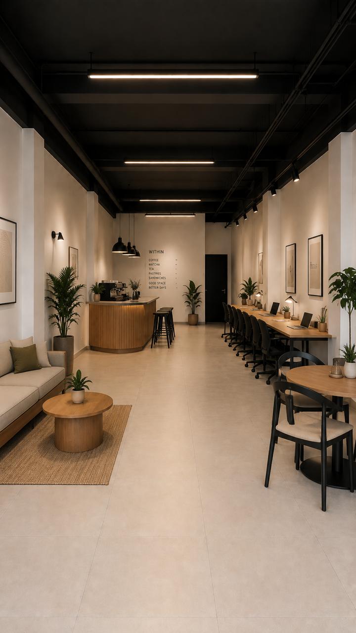 Activated retail concept for the ground-floor shops at WITHIN