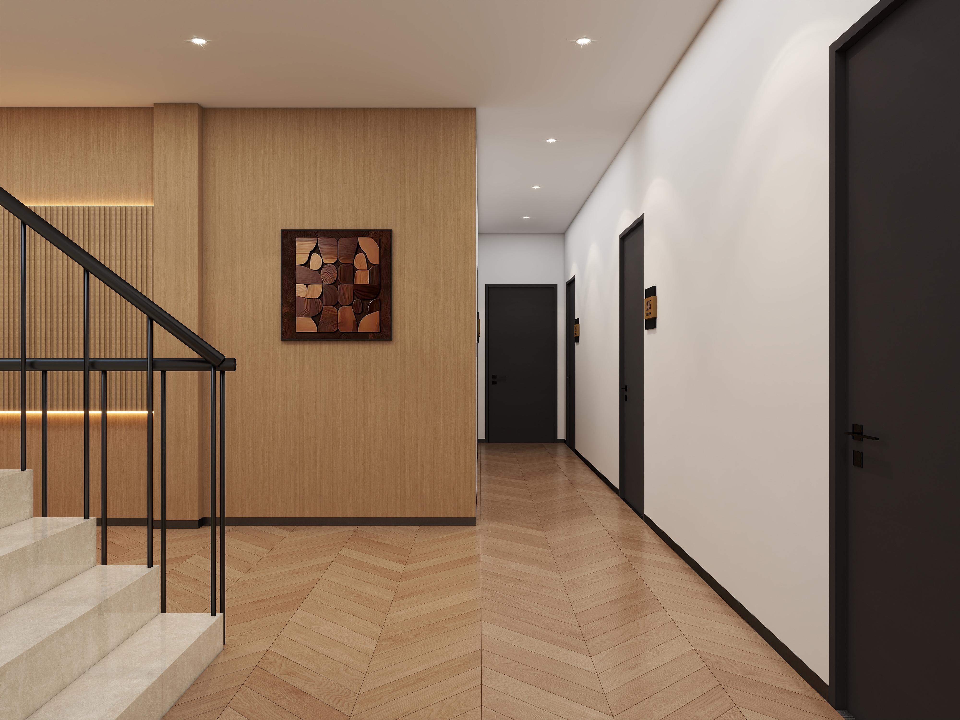Quiet circulation corridor at WITHIN from the latest design deck